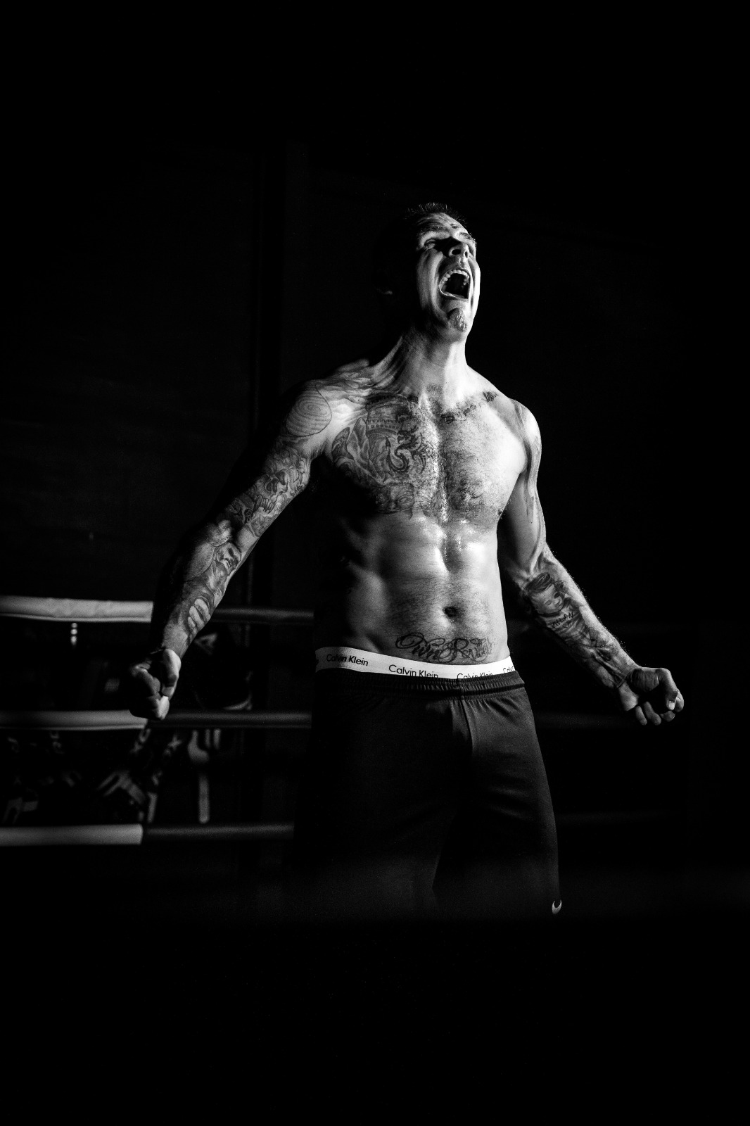 Michael Wallisch – boxeador de peso pesado en su triunfo